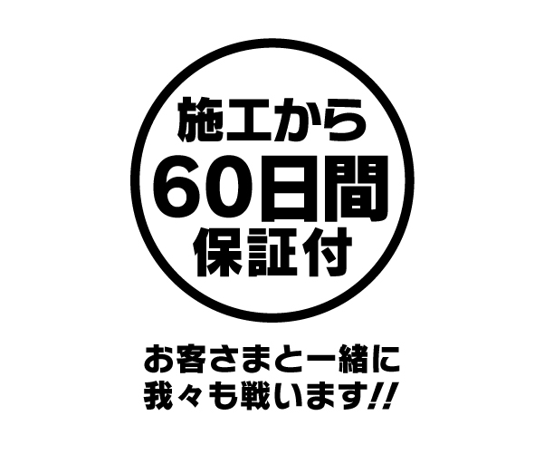 60日間保証